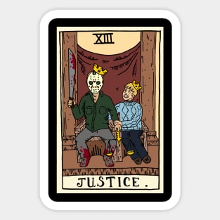 Horror Arcana - Justice Sticker